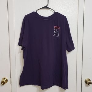 Nike Purple Short Sleeve Pocket T-Shirt 3XL